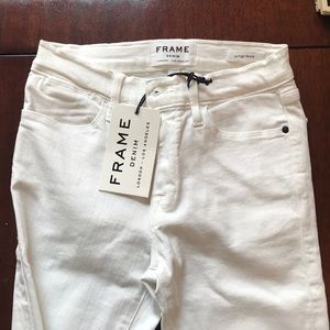 Frame Denim White Jeans